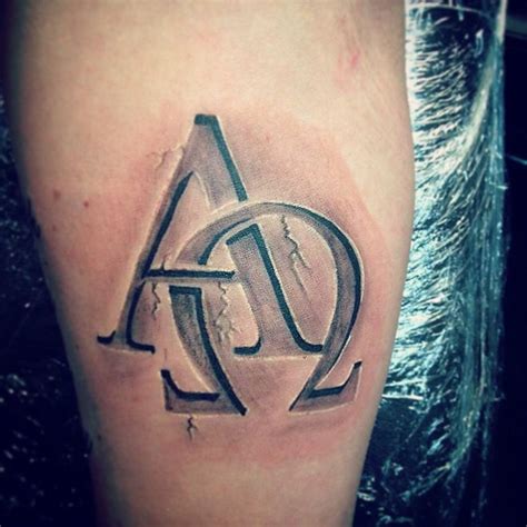 omega tattoo|alpha and omega tattoo shop.